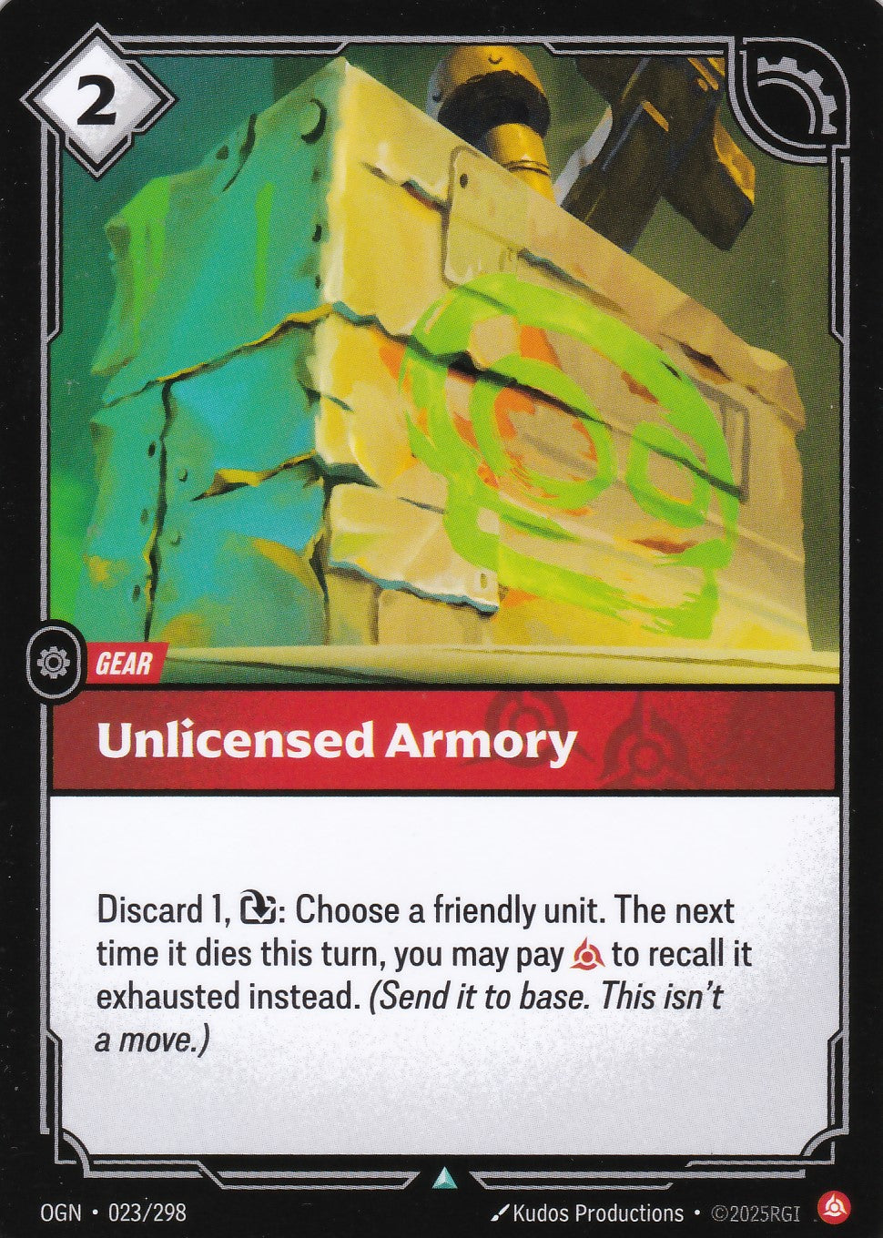 Unlicensed Armory - OGN-023 - Uncommon - EN - Origins