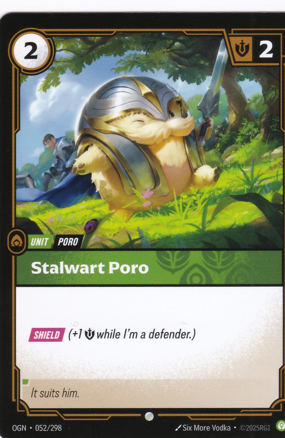 Stalwart Poro - OGN-052 - Common - EN - Origins