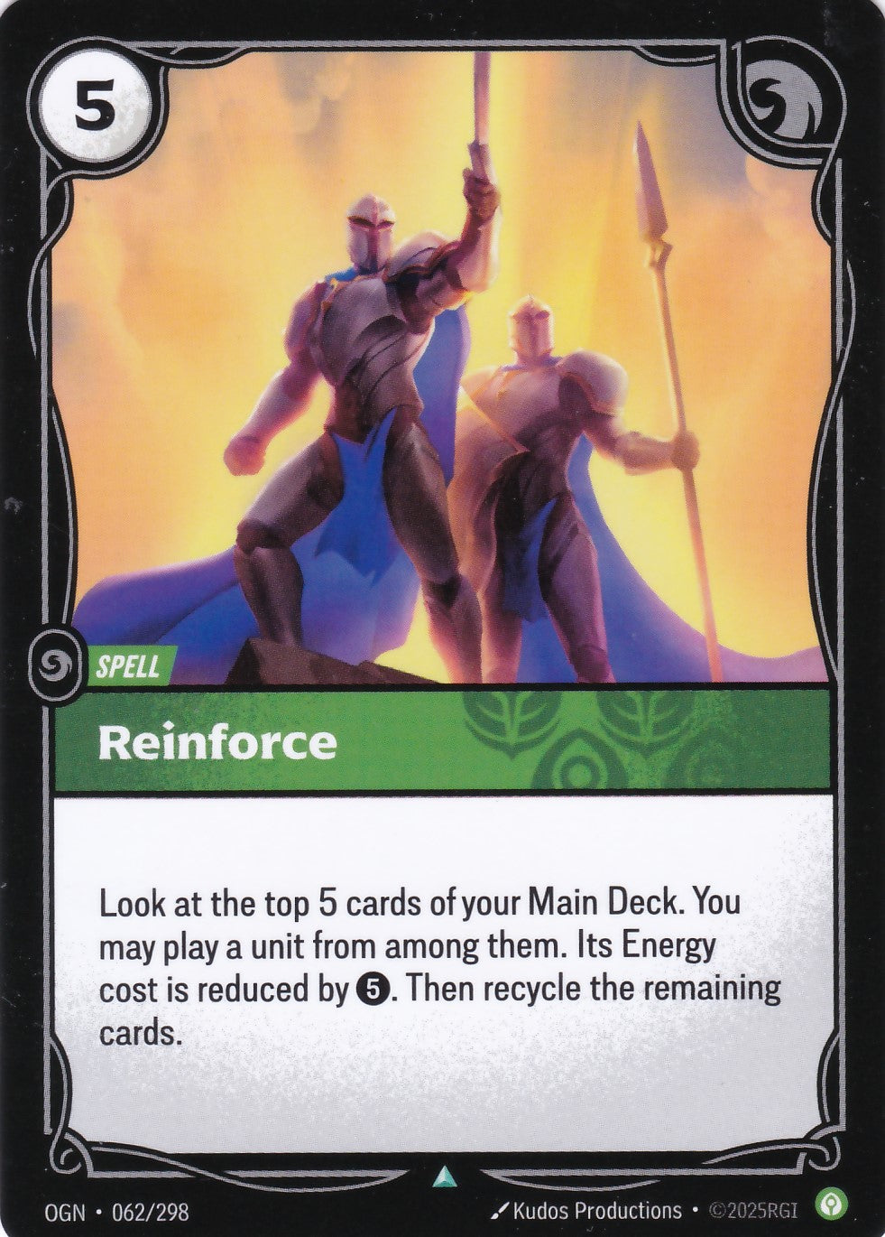 Reinforce - OGN-062 - Uncommon - EN - Origins