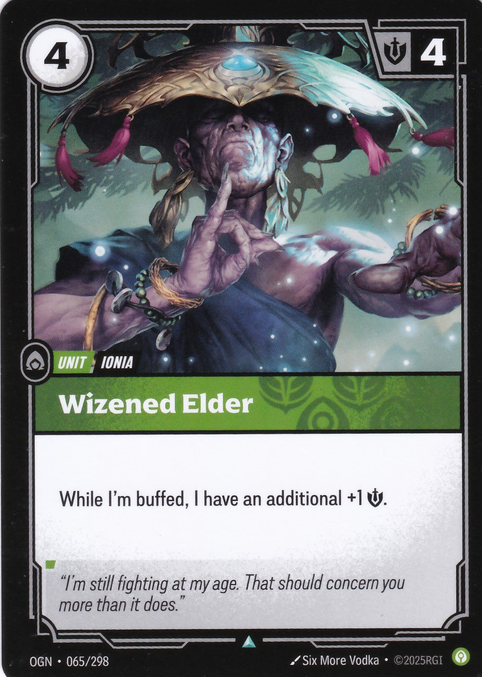 Wizened Elder - OGN-065 - Uncommon - EN - Origins