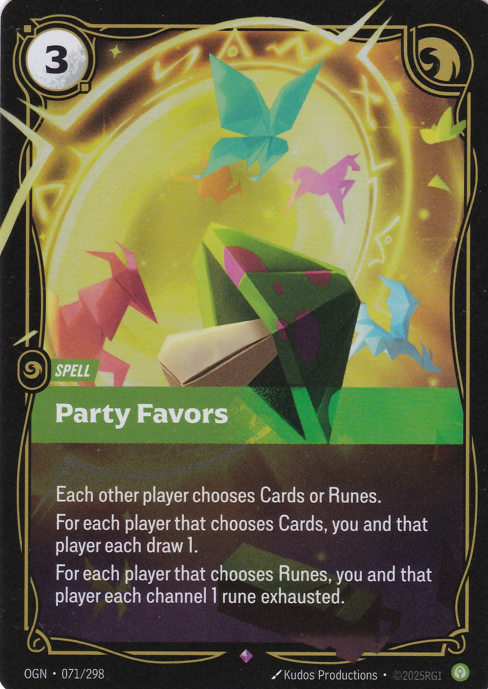 Party Favors - OGN-071 - Rare - EN - Origins