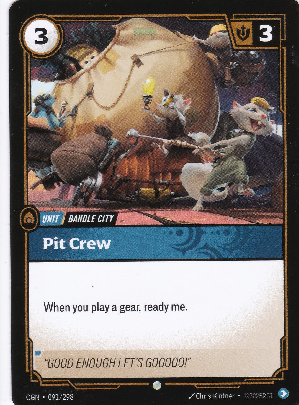 Pit Crew - OGN-091 - Common - EN - Origins