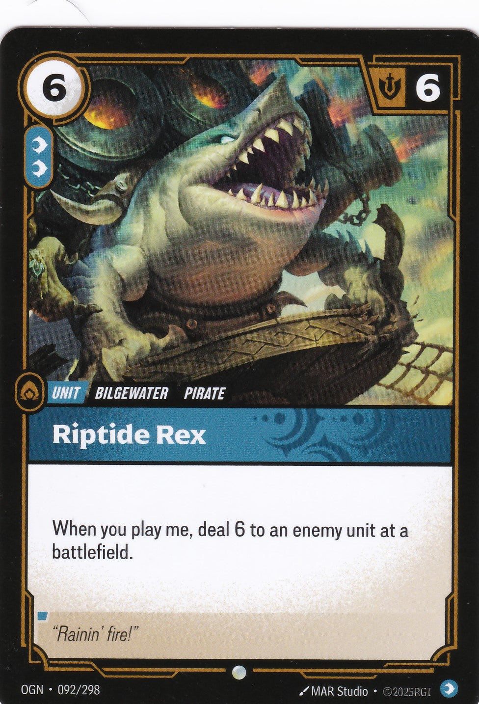 Riptide Rex - OGN-092 - Common - EN - Origins