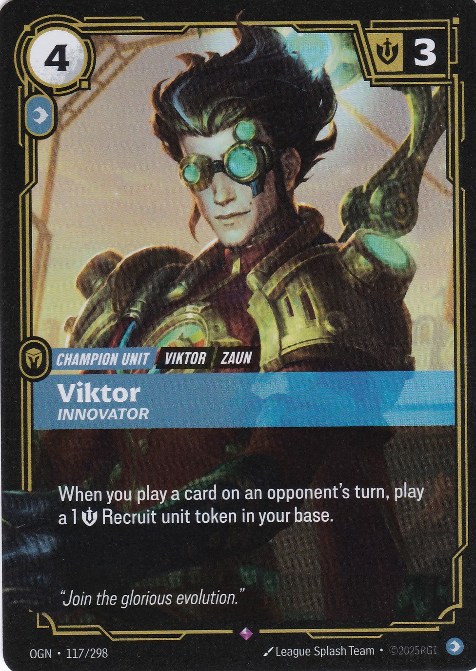 Viktor, Innovator - OGN-117 - Rare - EN - Origins