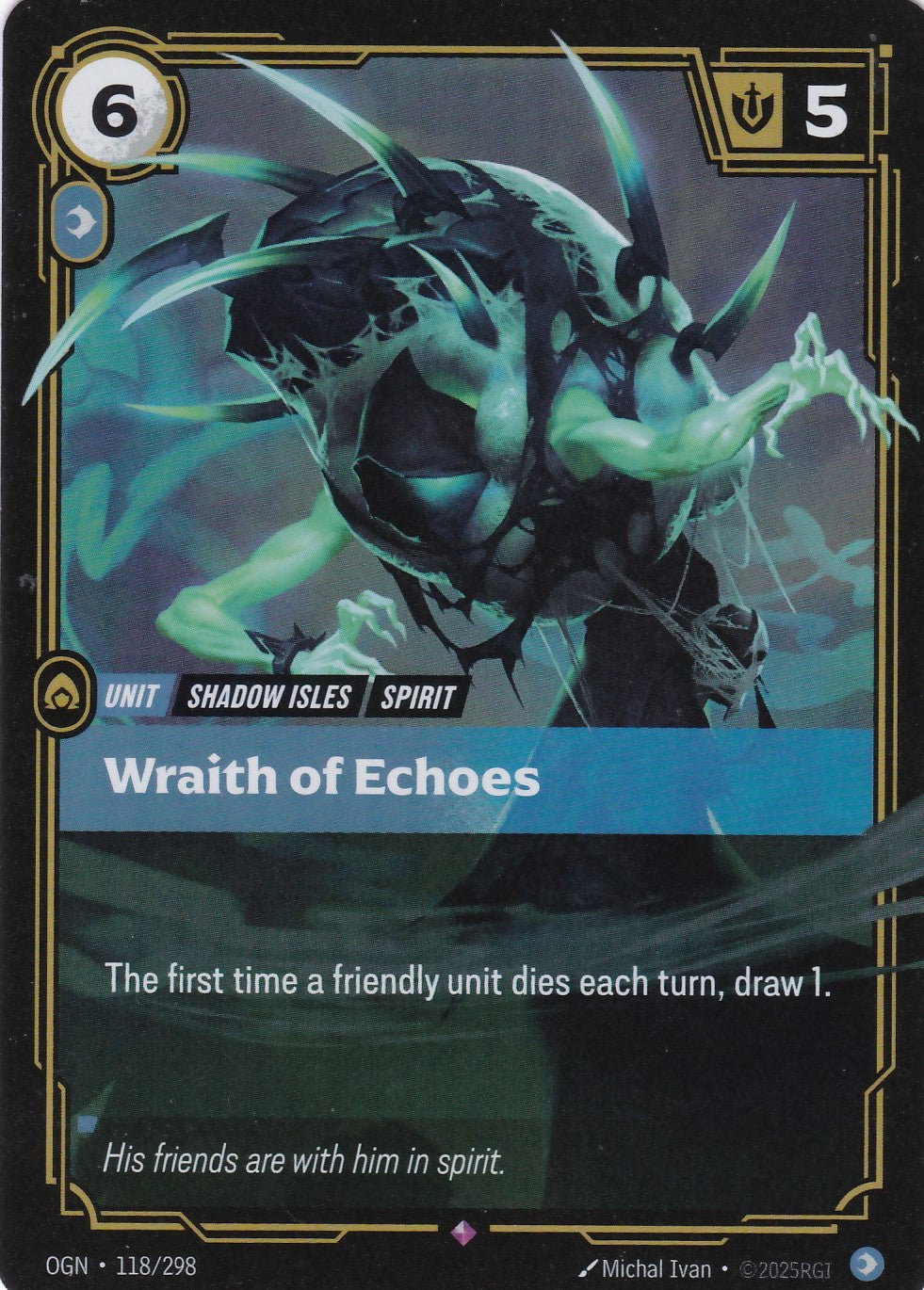 Wraith of Echoes - OGN-118 - Rare - EN - Origins