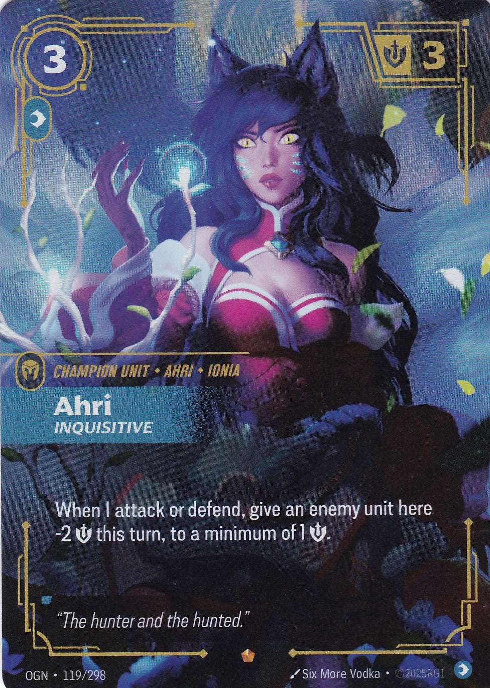 Ahri, Inquisitive - OGN-119 - Epic - EN - Origins