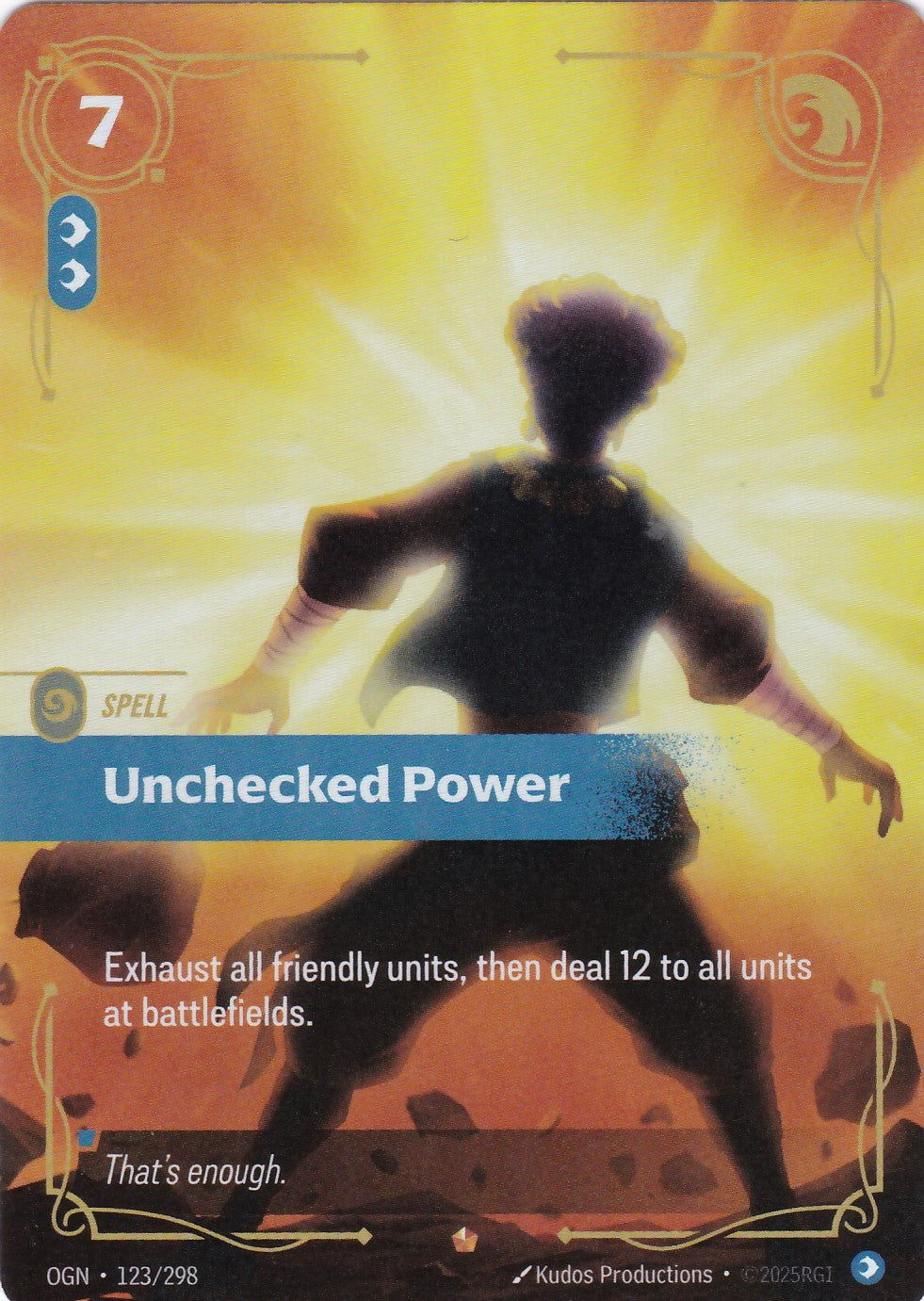 Unchecked Power - OGN-123 - Epic - EN - Origins