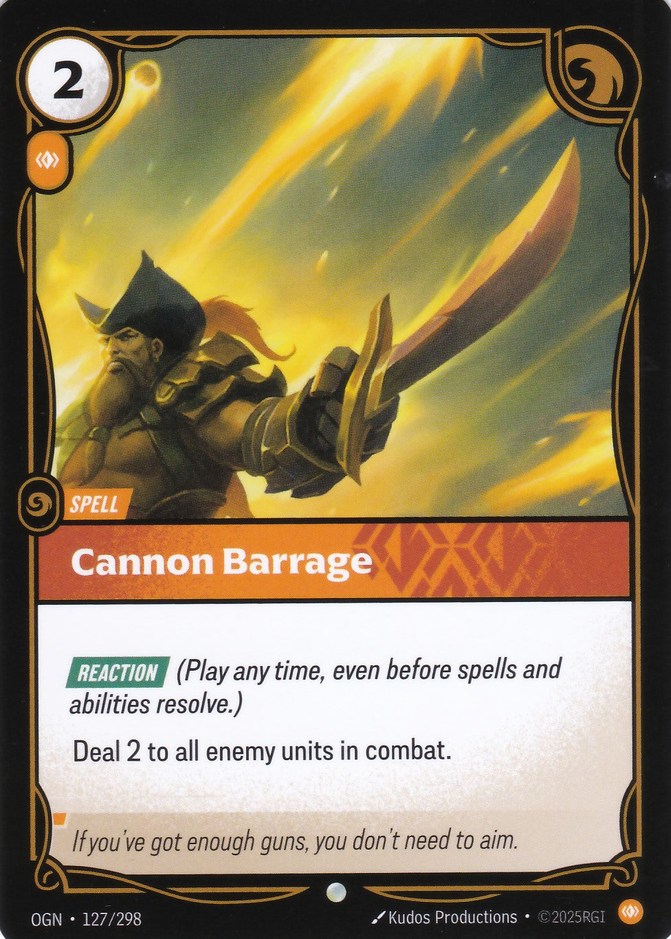 Cannon Barrage - OGN-127 - Common - EN - Origins