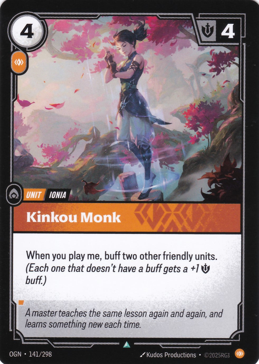 Kinkou Monk - OGN-141 - Uncommon - EN - Origins