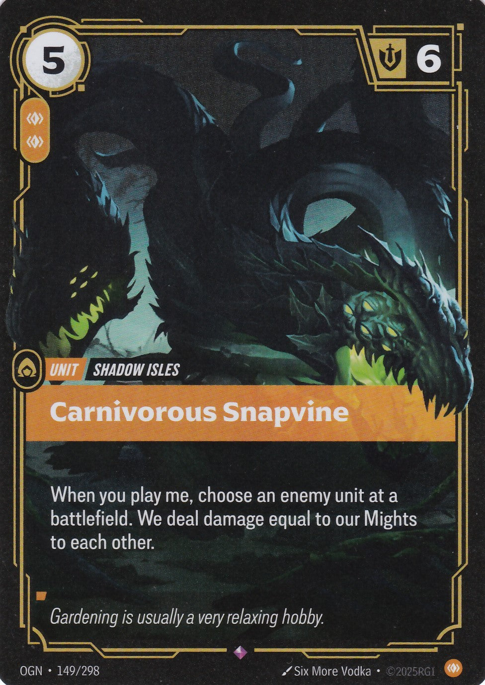 Carnivorous Snapevine - OGN-149 - Rare - EN - Origins
