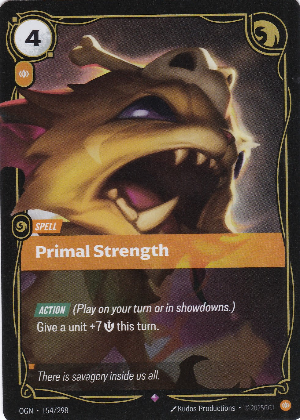 Primal Strength - OGN-154 - Rare - EN - Origins