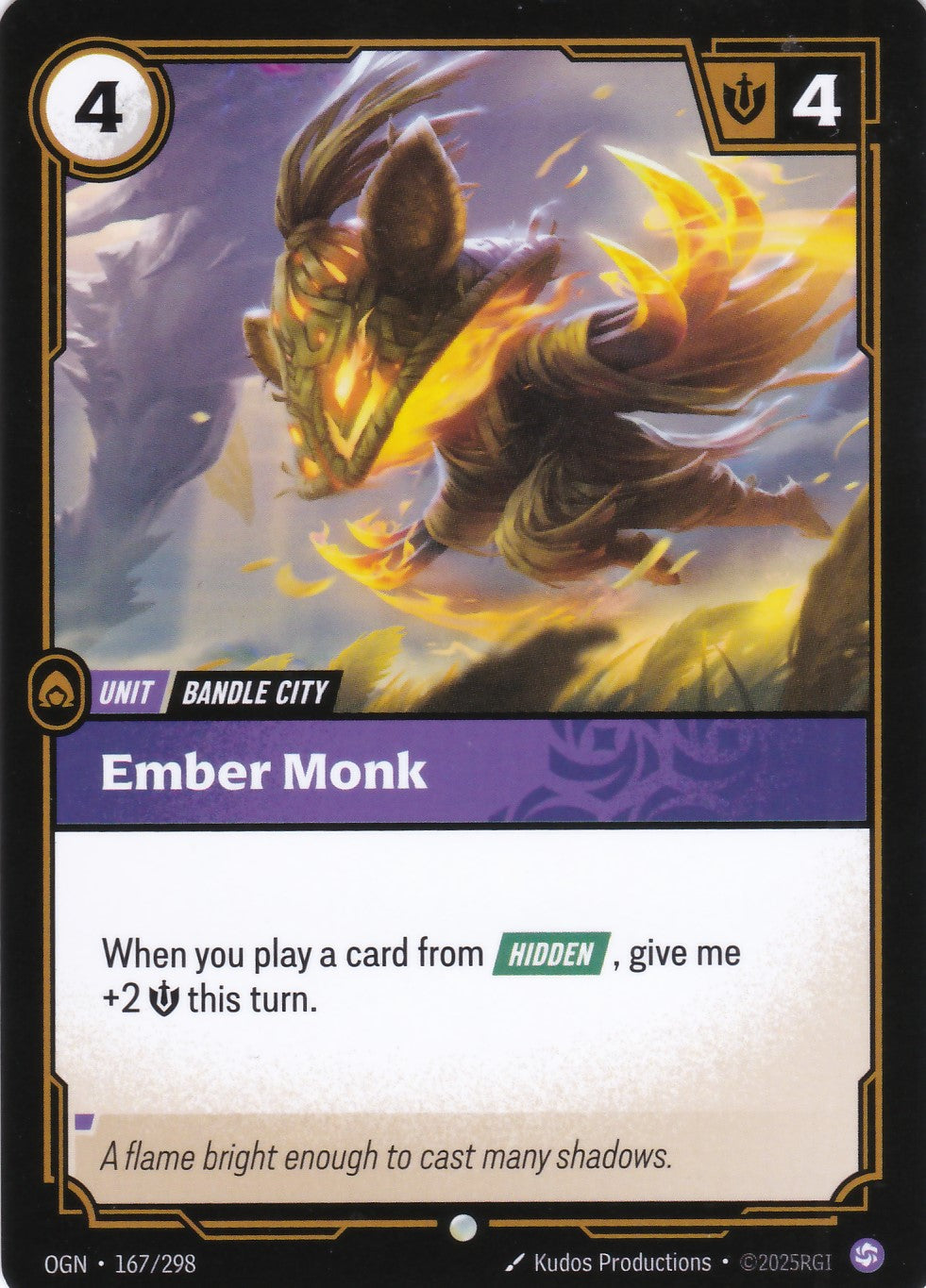 Ember Monk - OGN-167 - Common - EN - Origins