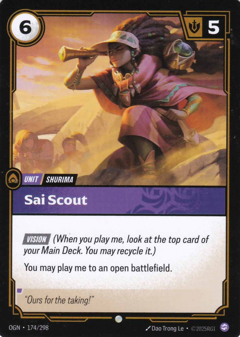 Sai Scout - OGN-174 - Common - EN - Origins