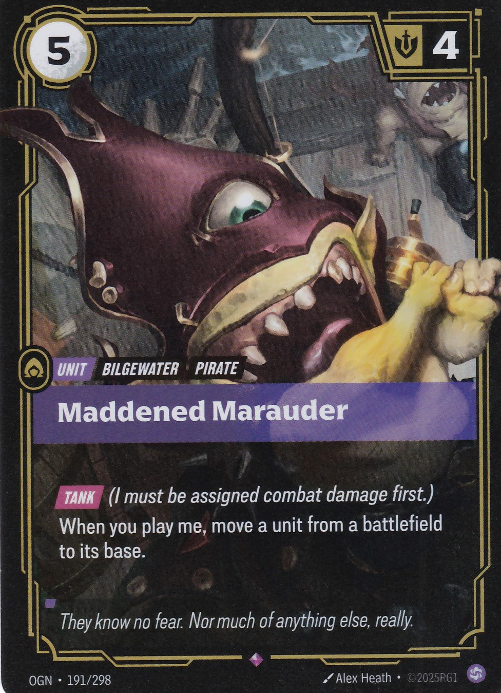 Maddened Marauder - OGN-191 - Rare - EN - Origins