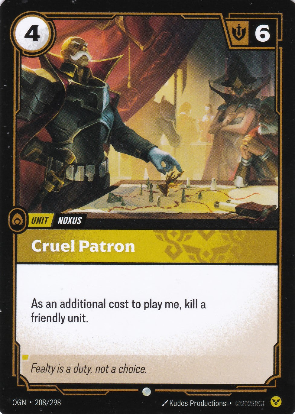 Cruel Patron - OGN-208 - Common - EN - Origins