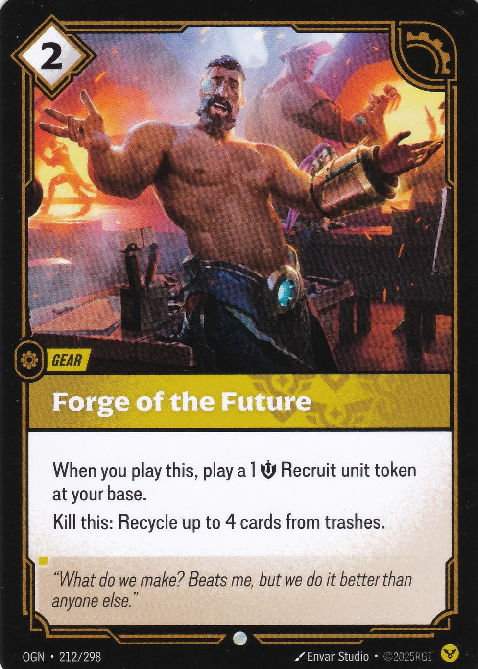 Forge of the Future - OGN-212 - Common - EN - Origins