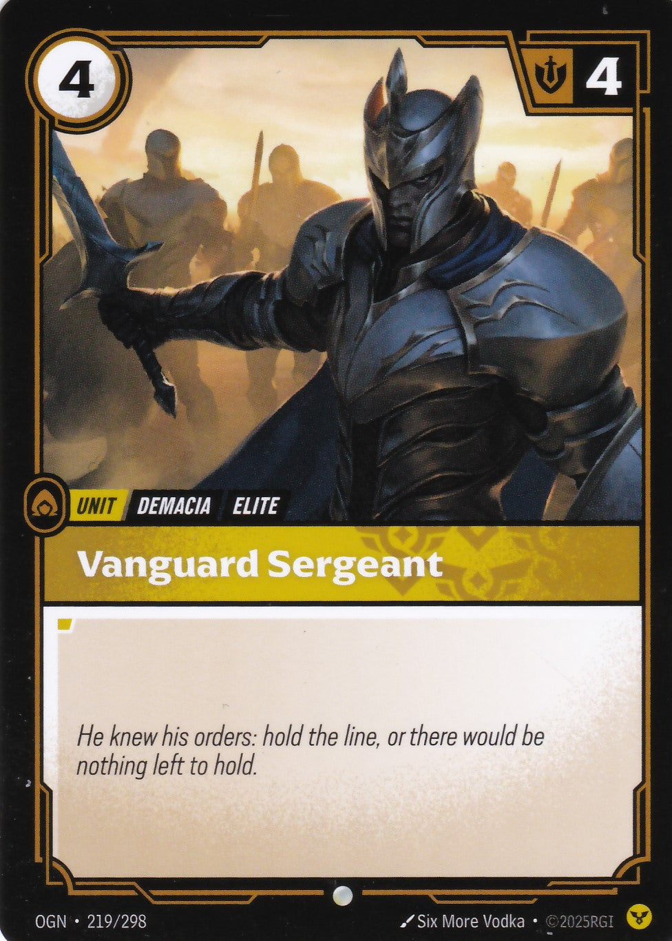 Vanguard Sergeant - OGN-219 - Common - EN - Origins