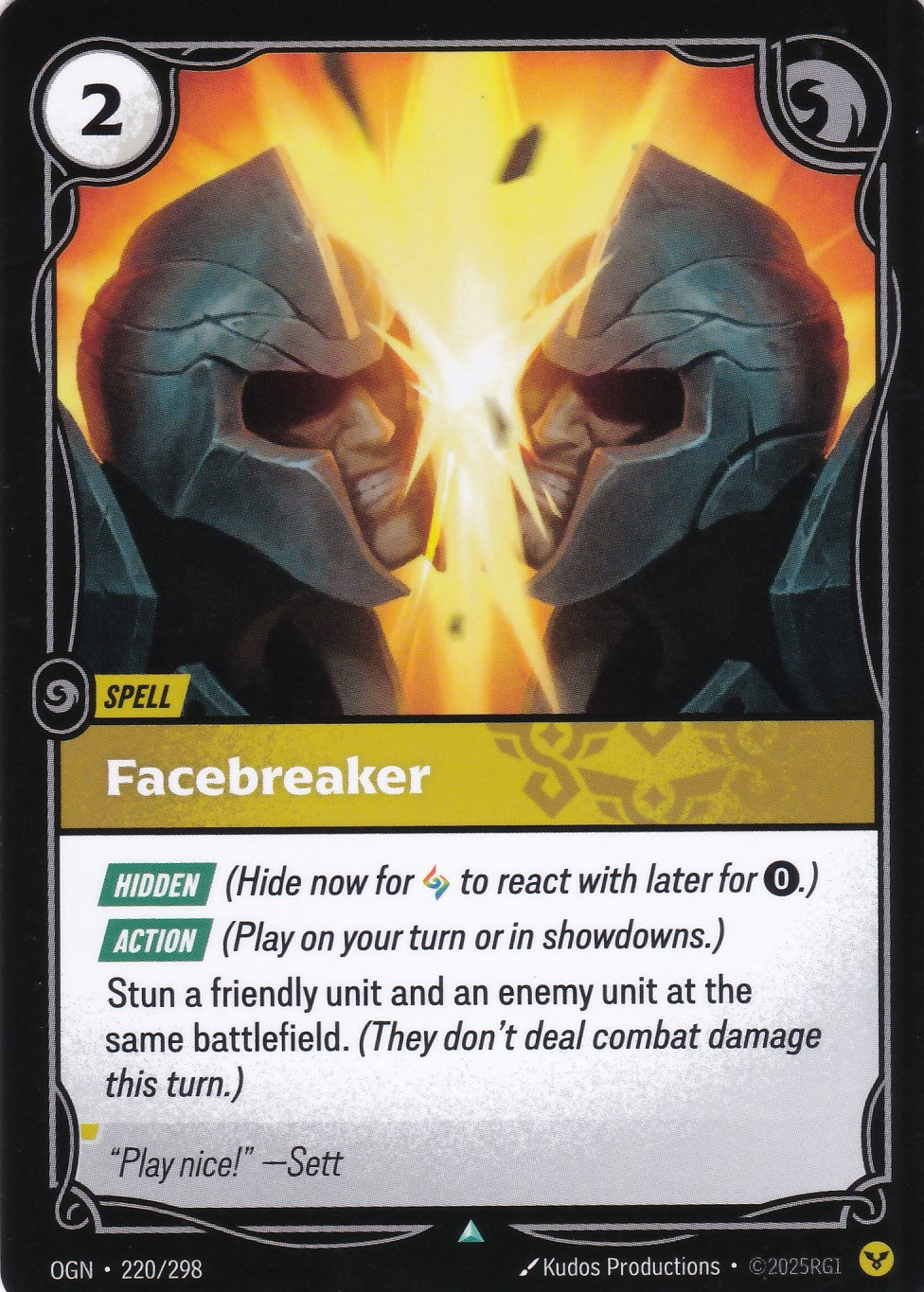 Facebreaker - OGN-220 - Uncommon - EN - Origins