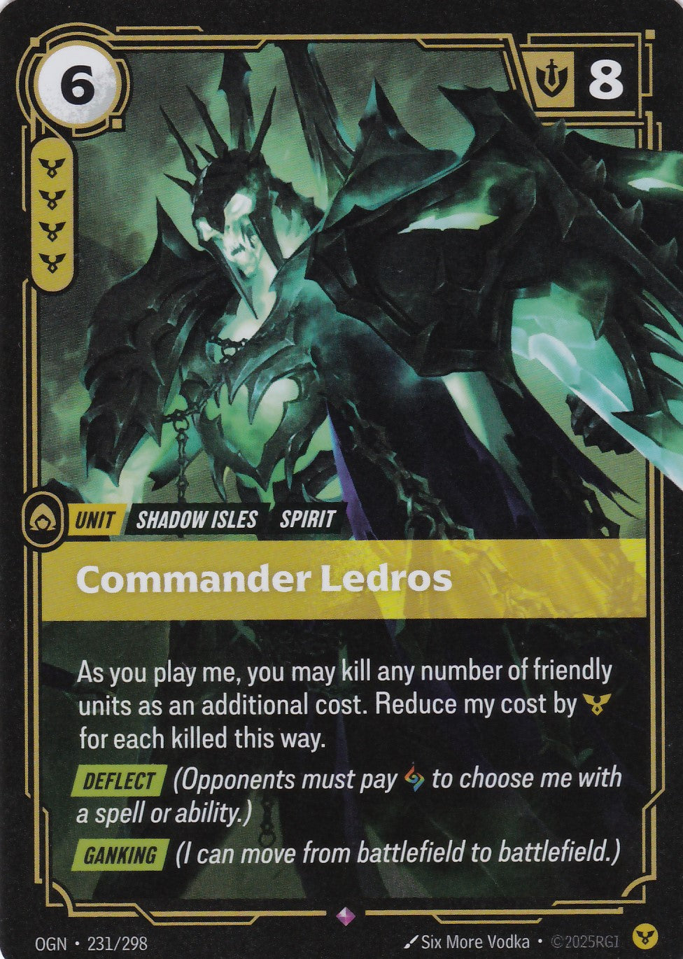 Commander Ledros - OGN-231 - Rare - EN - Origins