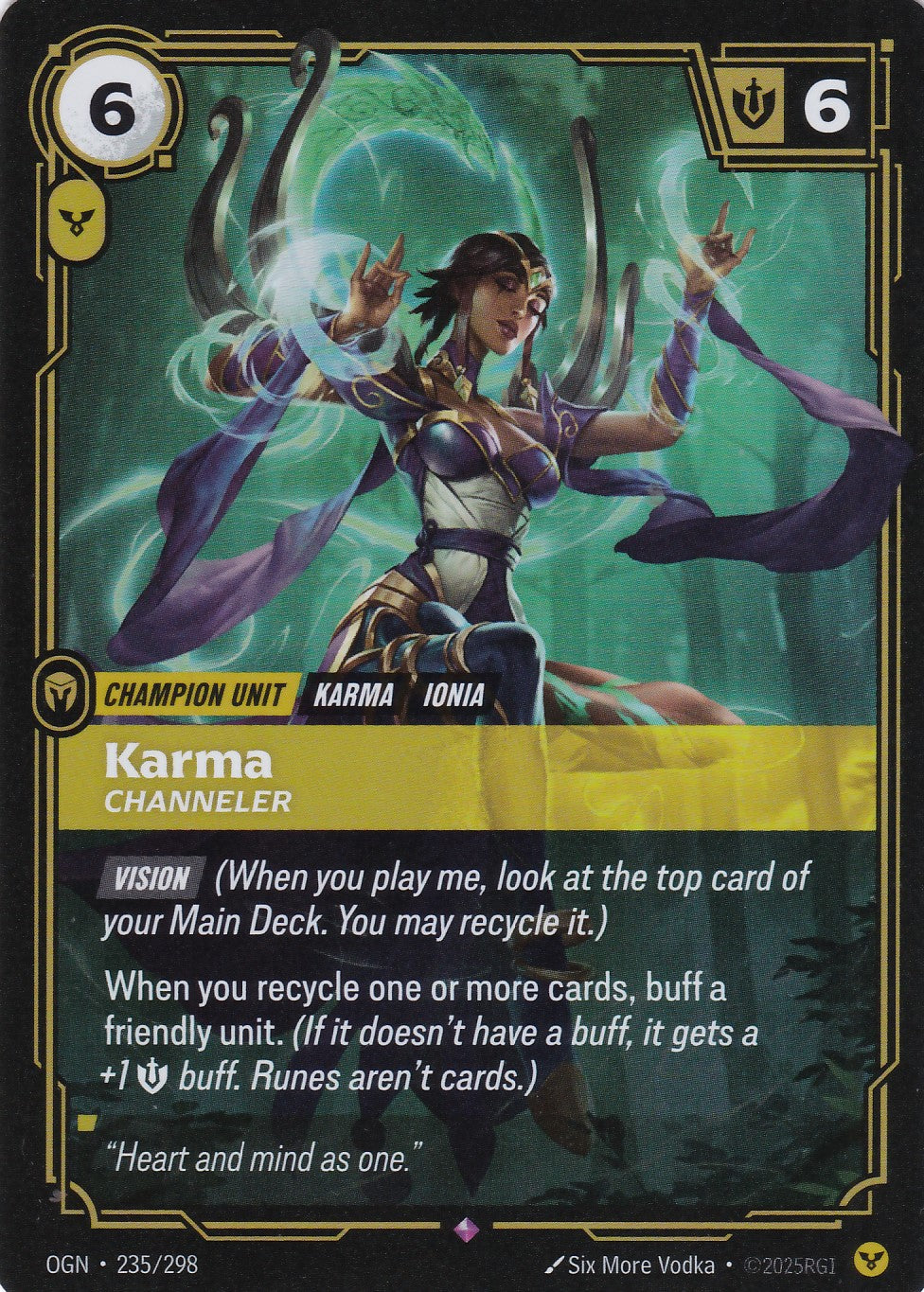 Karma, Channeler - OGN-235 - Rare - EN - Origins