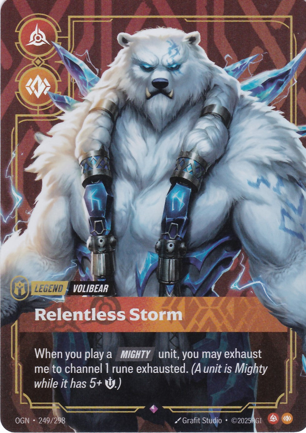 Volibear, Relentless Storm - OGN-249 - Rare - EN - Origins