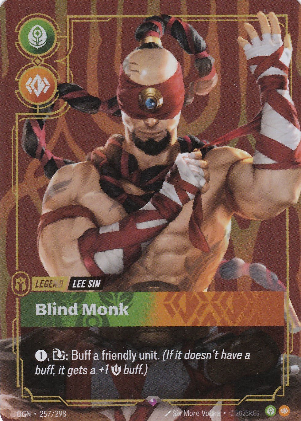 Lee Sin, Blind Monk - OGN-257 - Rare - EN - Origins