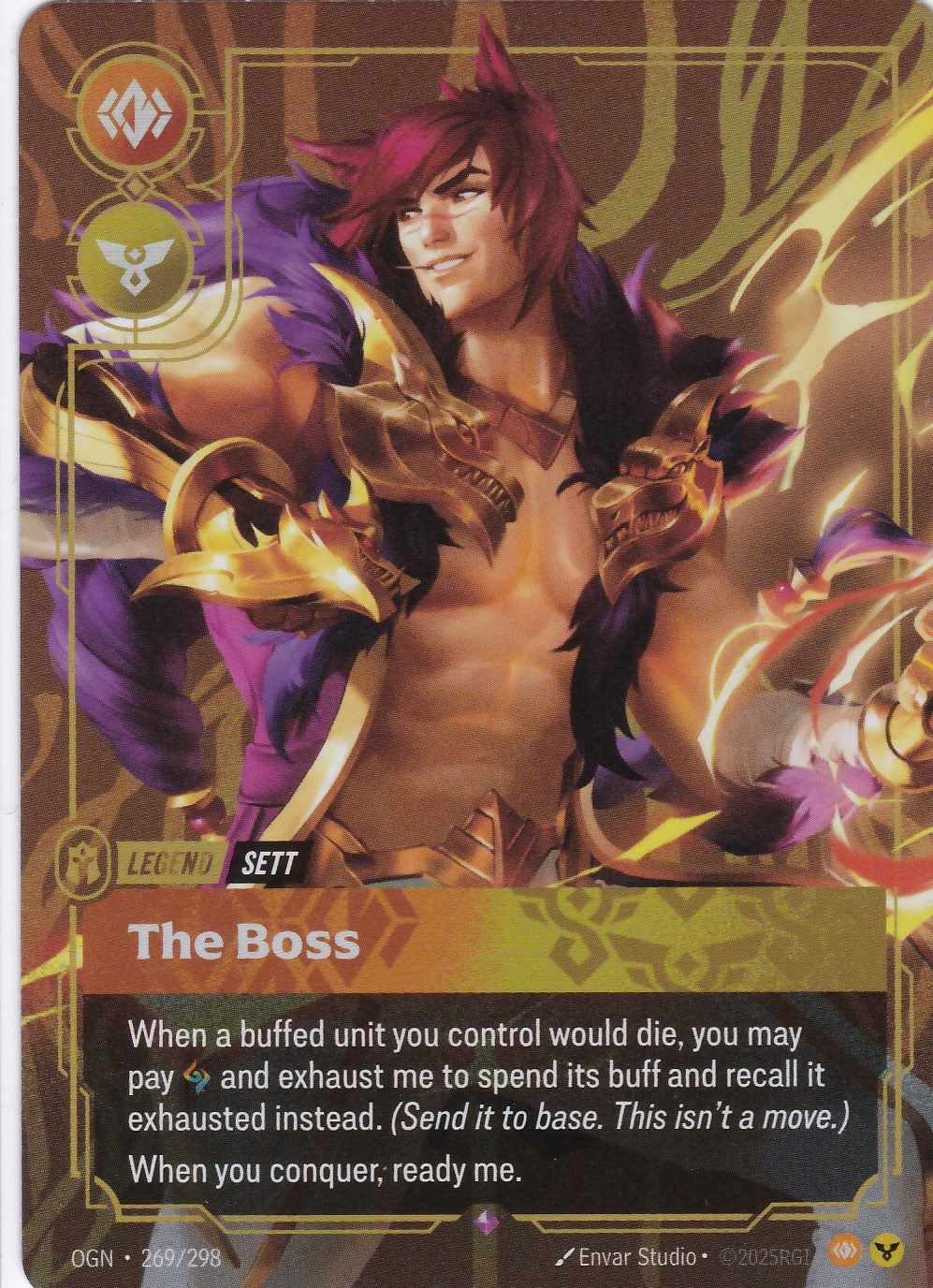 Sett, The Boss - OGN-269 - Rare - EN - Origins