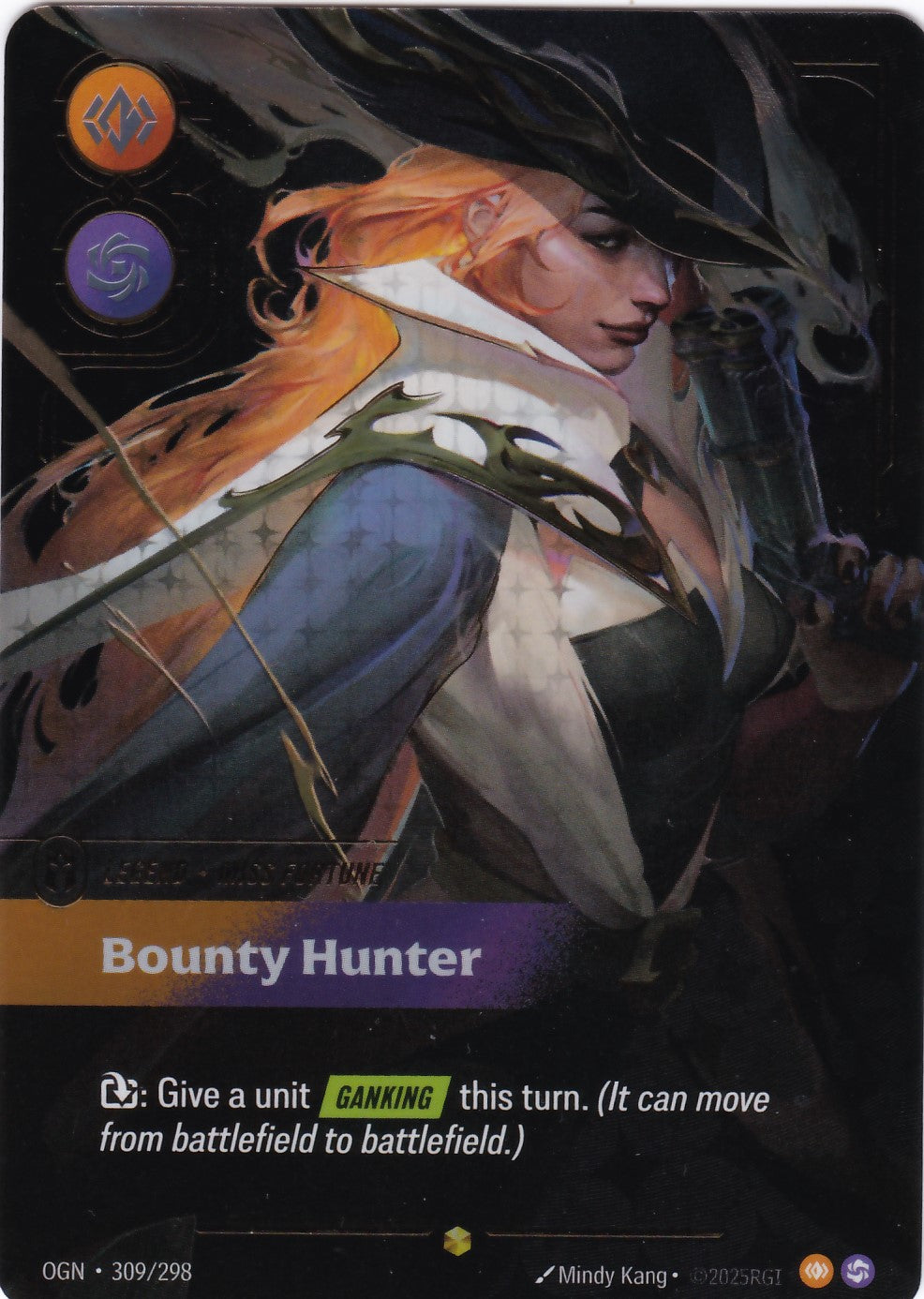 Miss Fortune, Bounty Hunter (Overnumbered) - OGN-309 - Showcase - EN - Origins