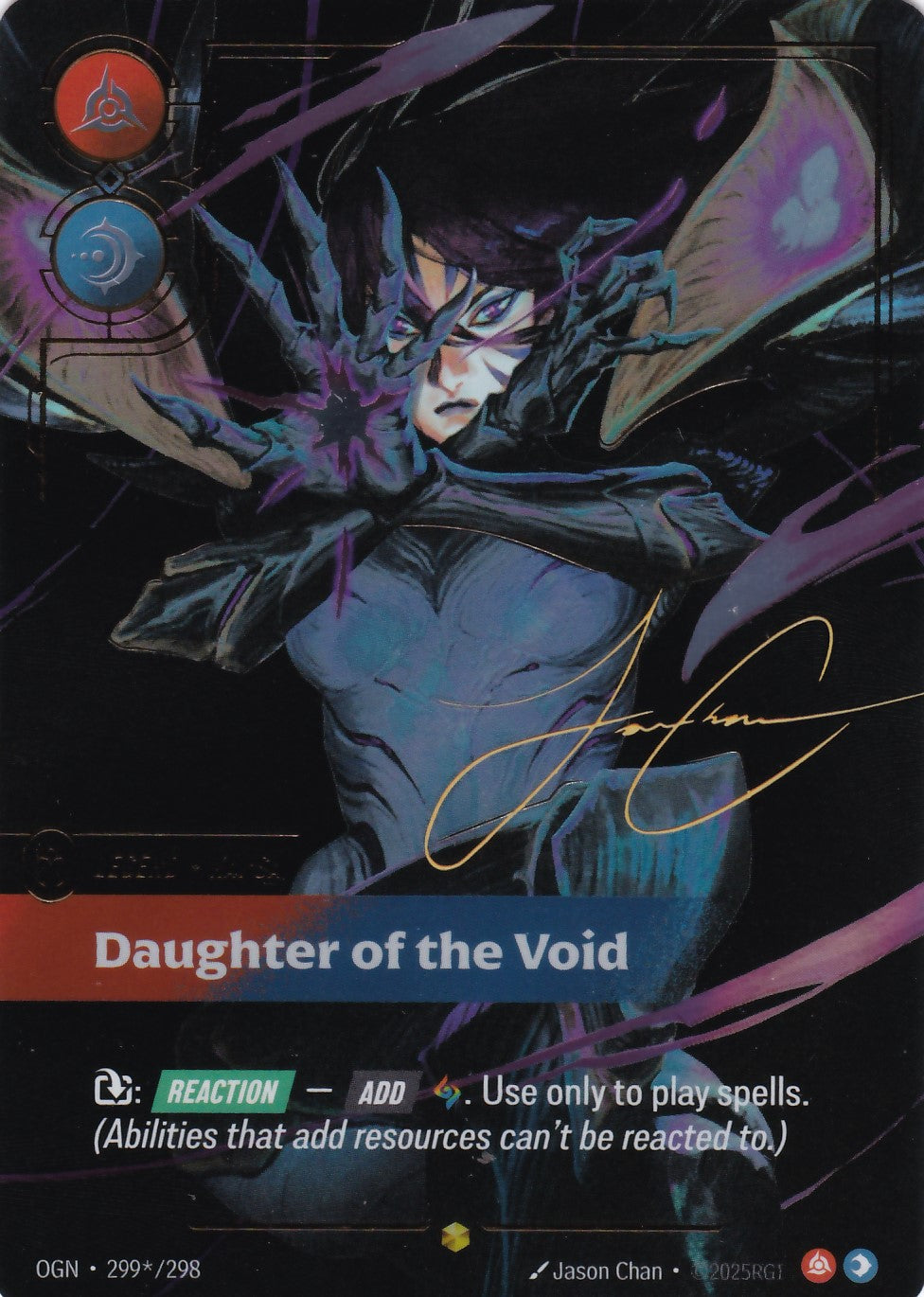 Kai'Sa, Daughter of the Void(Signed Overnumbered) - OGN-299* - Showcase - EN - Origins