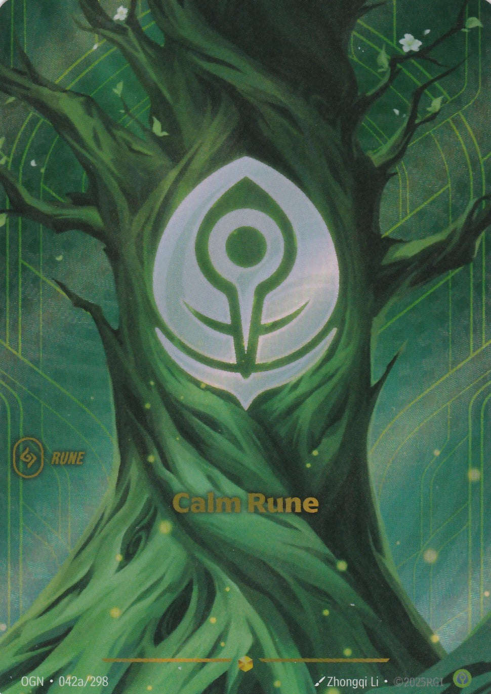 Calm Rune (Alt Art) - OGN-042a - Common - EN - Origins
