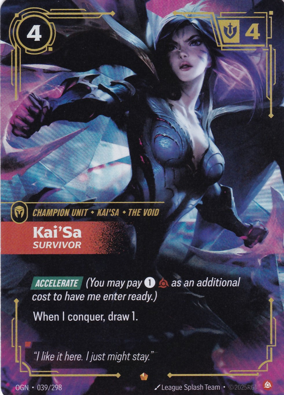 Kai’Sa, Survivor - OGN-039 - Epic - EN - Origins
