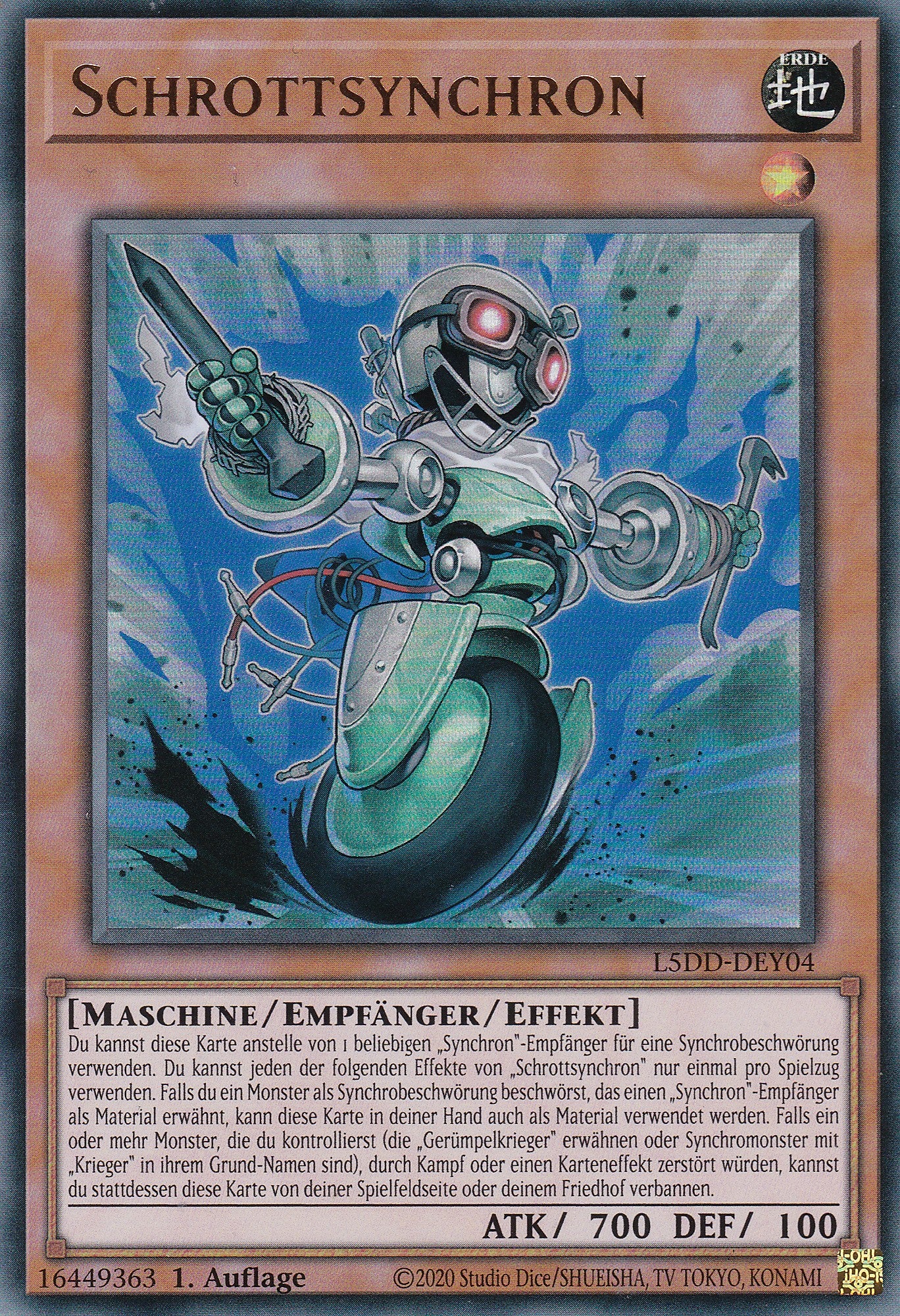 SchrottSynchron – L5DD-Y04 – Ultra Rare – DE – 1. Auflage – Legendary 5D's Decks