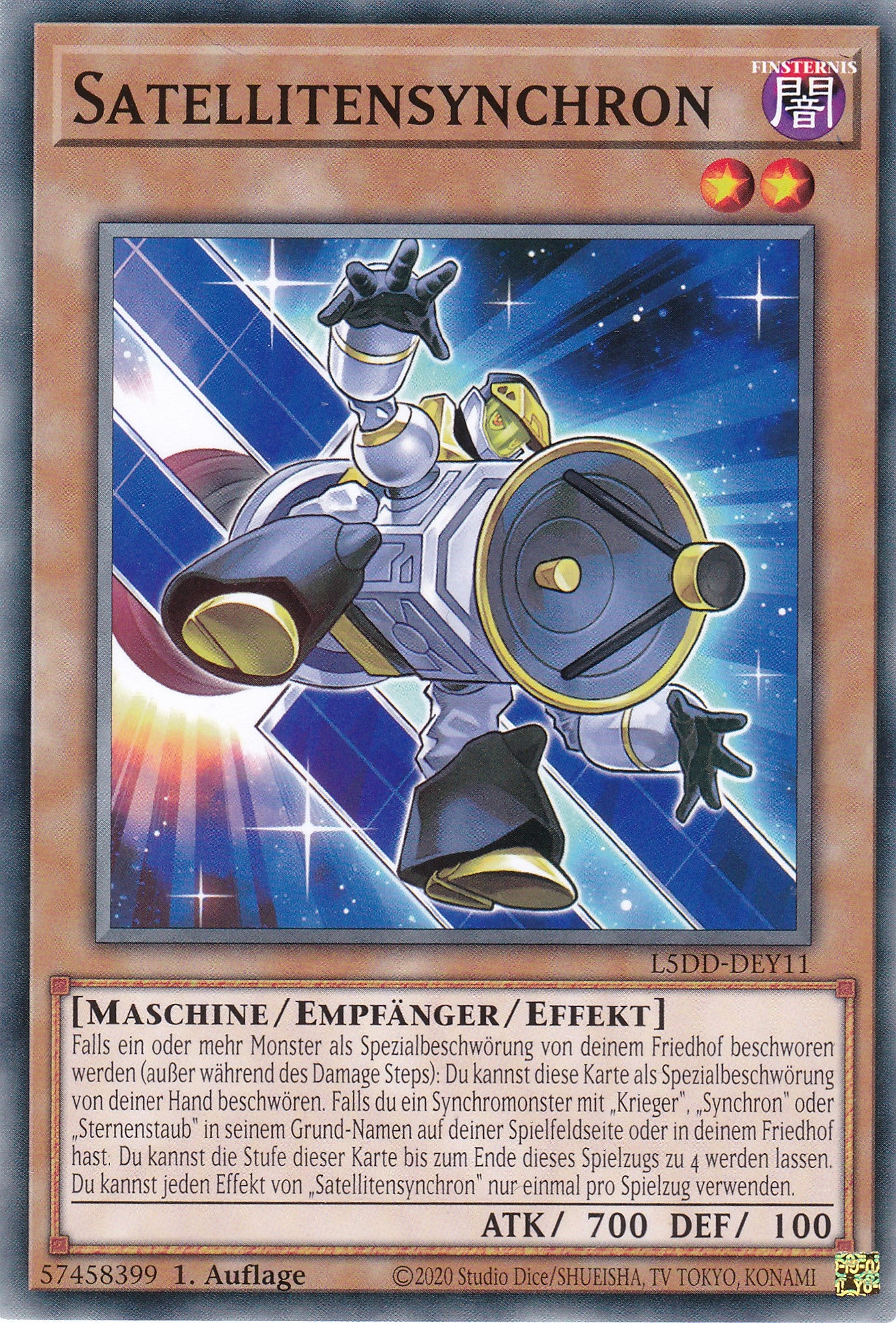 Satellitensynchron – L5DD-Y11 – Common – DE – 1. Auflage – Legendary 5D's Decks
