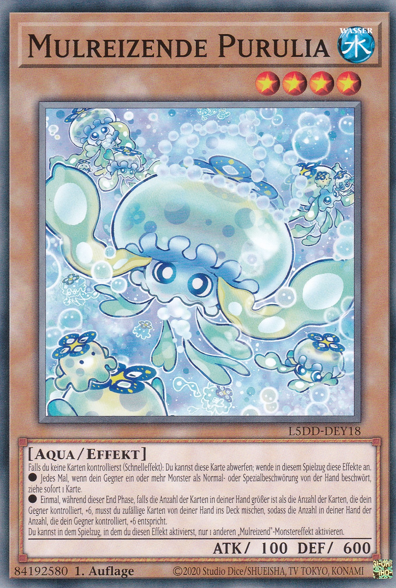 Mulreizende Purulia – L5DD-Y18 – Common – DE – 1. Auflage – Legendary 5D's Decks