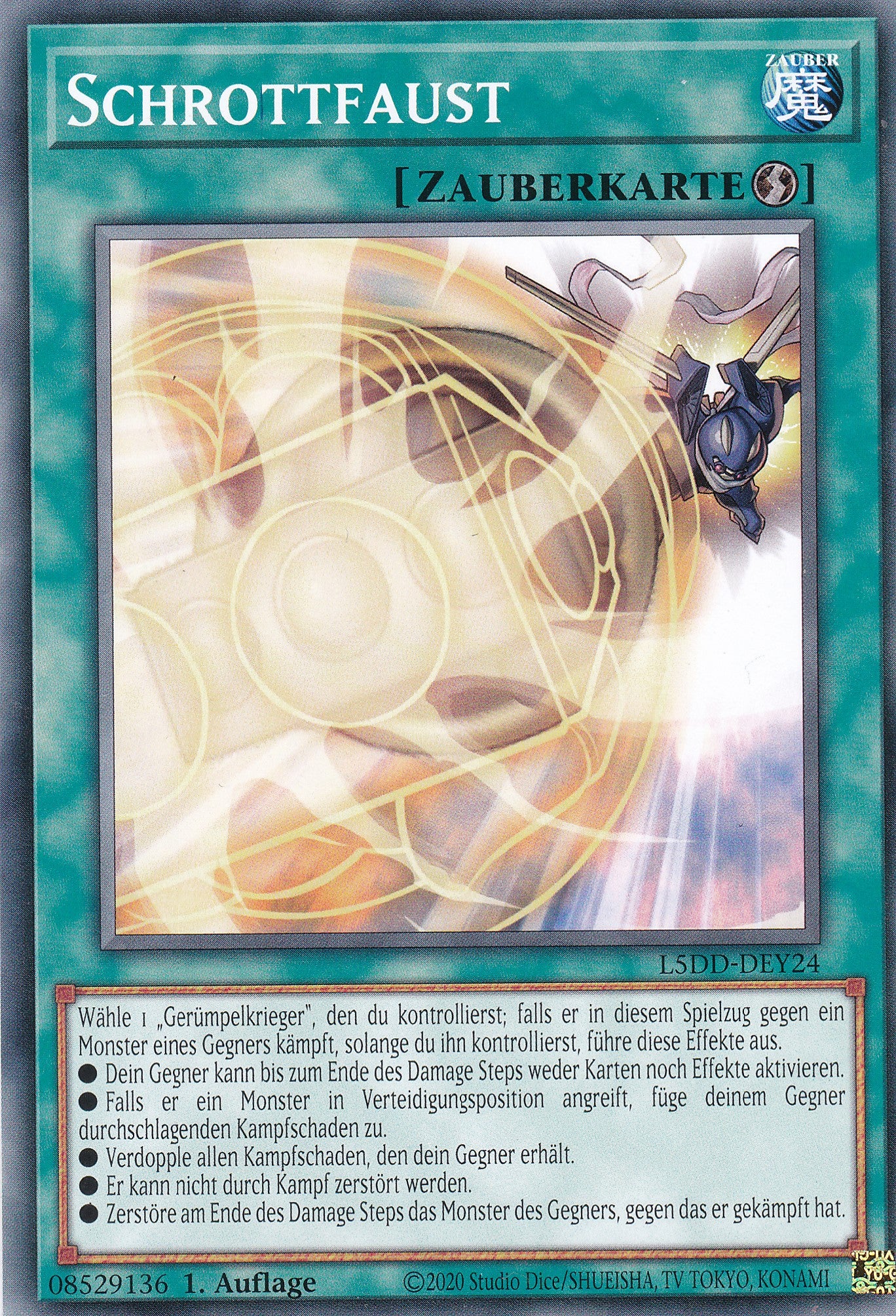 Schrottfaust – L5DD-Y24 – Common – DE – 1. Auflage – Legendary 5D's Decks