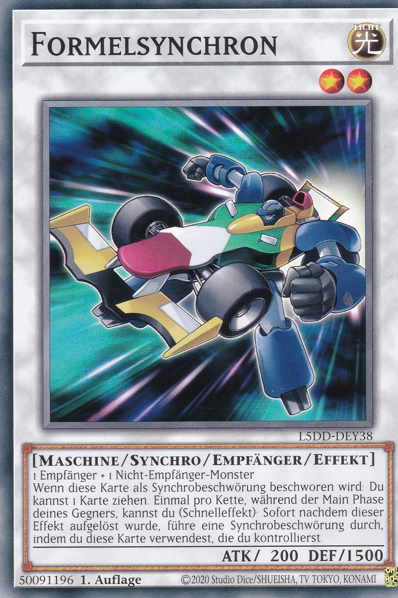 Formelsynchron – L5DD-Y38 – Common – DE – 1. Auflage – Legendary 5D's Decks