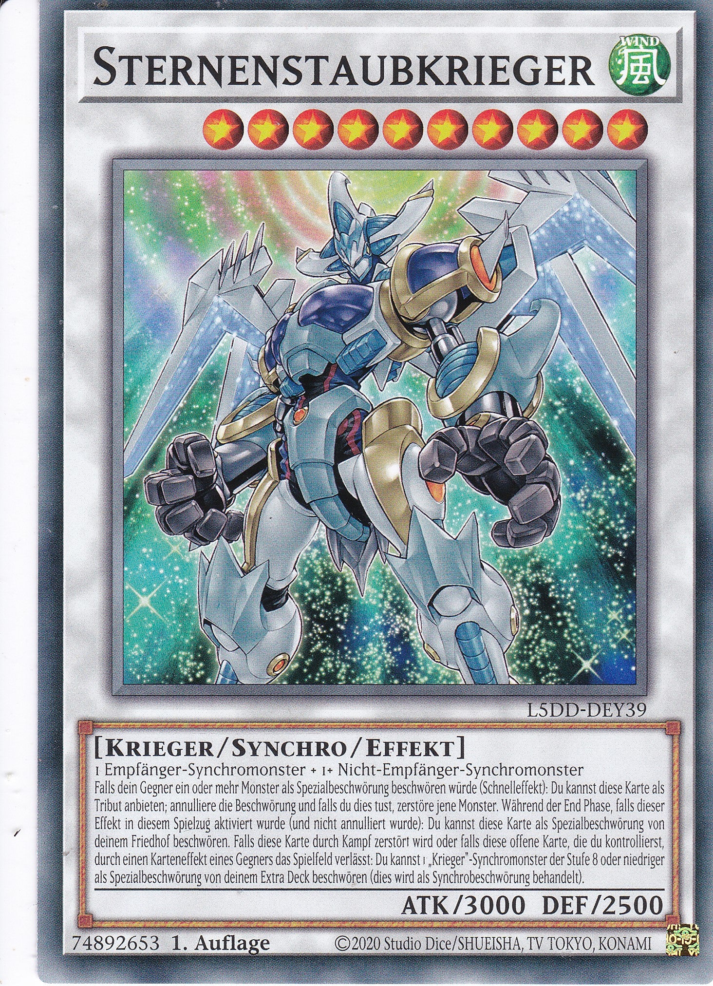 Sternenstaubkrieger – L5DD-Y39 – Common – DE – 1. Auflage – Legendary 5D's Decks