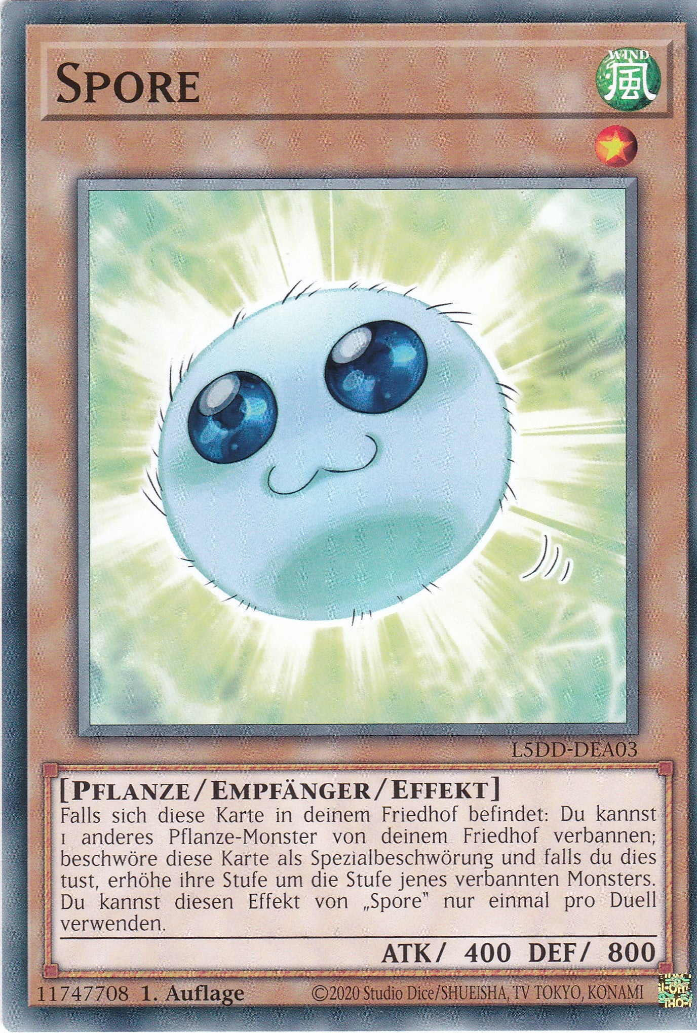 Spore – L5DD-A03 – Common – DE – 1. Auflage – Legendary 5D's Decks