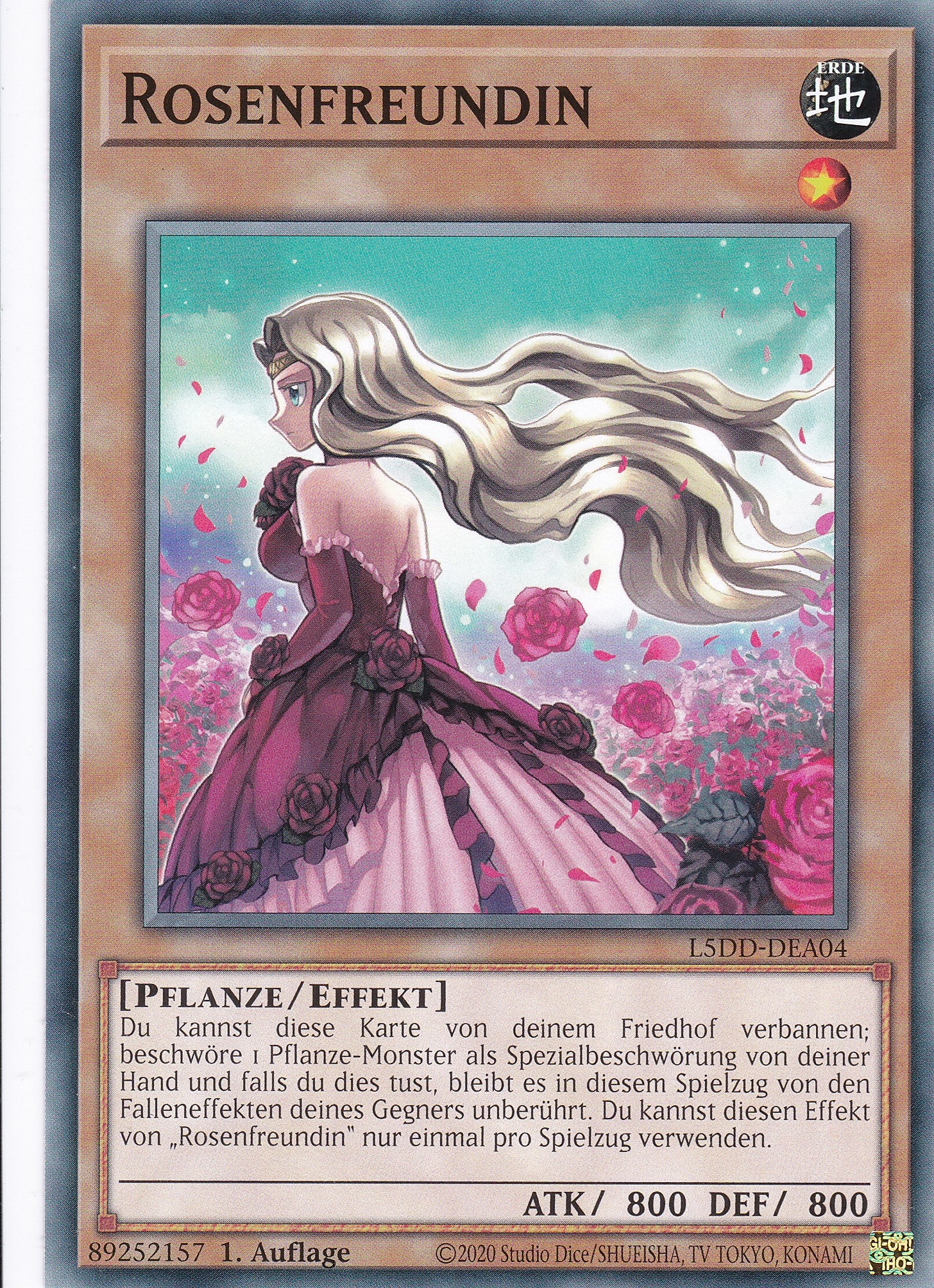 Rosenfreundin – L5DD-A04 – Common – DE – 1. Auflage – Legendary 5D's Decks
