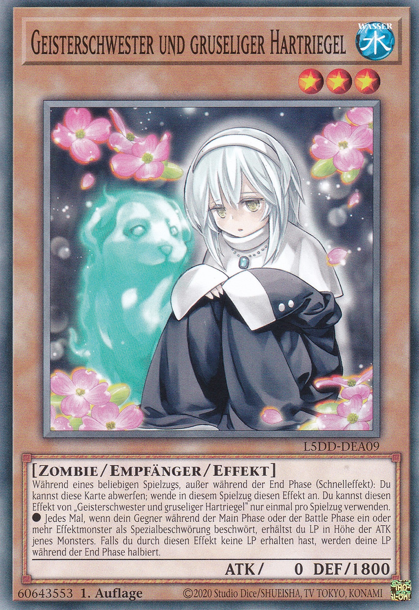 Geisterschwester und gruseliger Hartriegel – L5DD-A09 – Common – DE – 1. Auflage – Legendary 5D's Decks