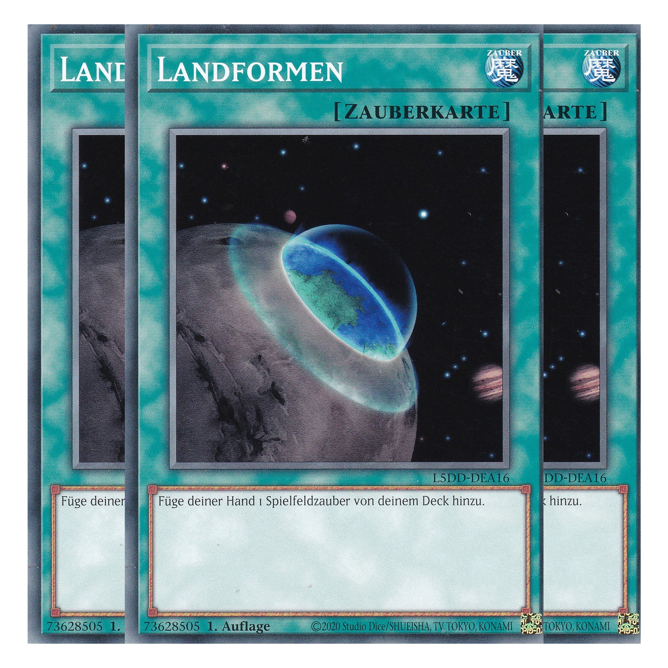 Landformen - L5DD-DEA16 - Common - Deutsch - 1. Auflage - Legendary 5D's Decks - Playset (3 Kopien)