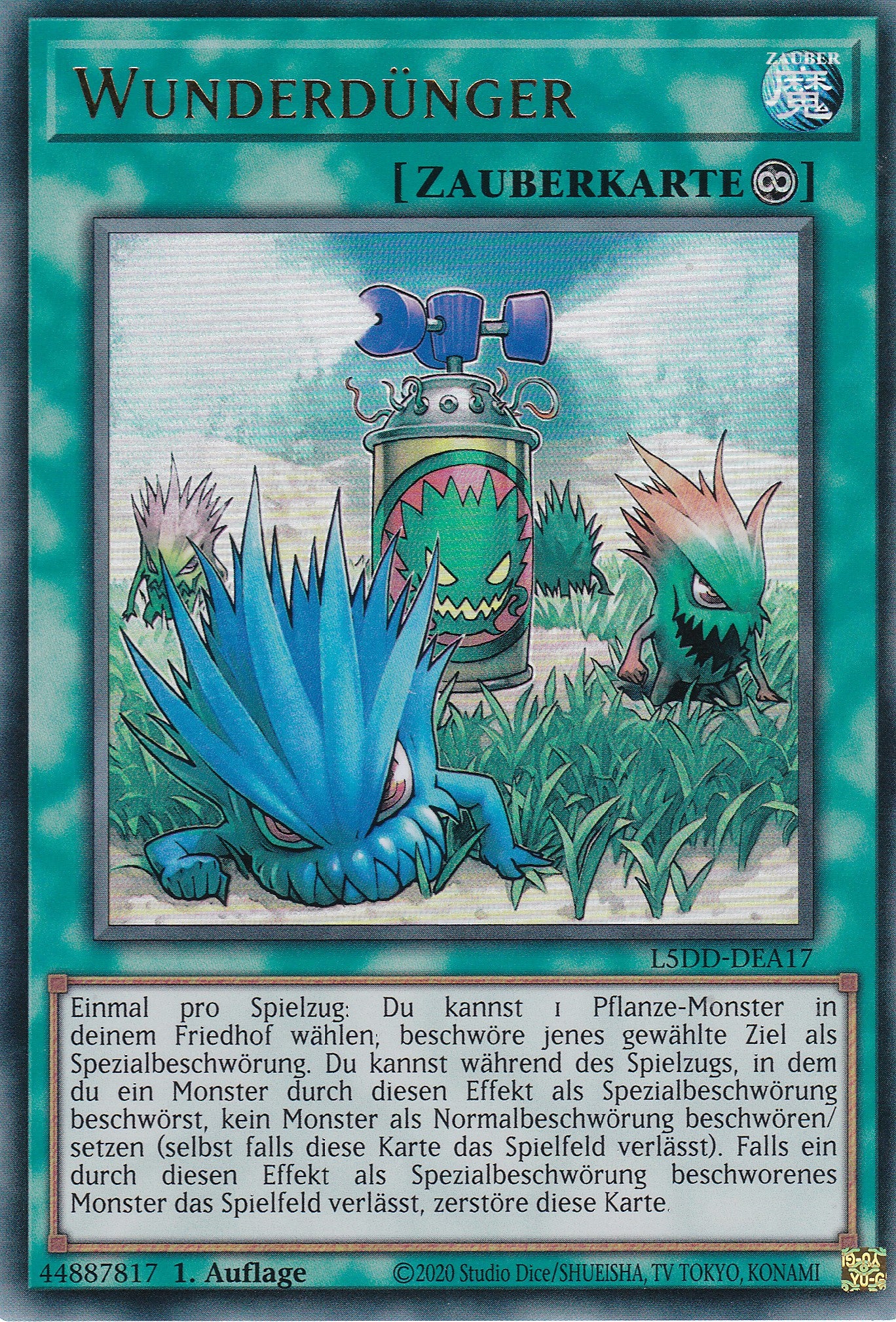 Wunderdünger (V.1 – Ultra Rare) – L5DD-A17 – Ultra Rare – DE – 1. Auflage - Legendary 5D's Decks