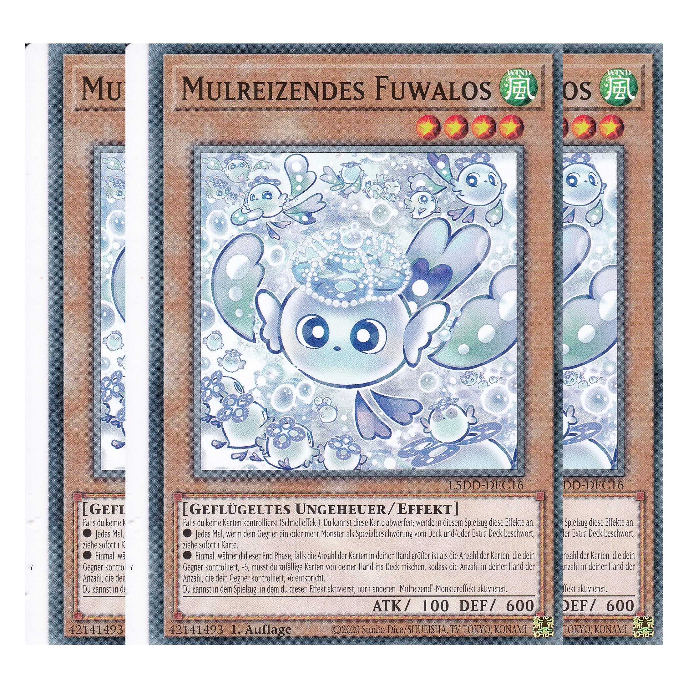Mulreizendes Fuwalos - L5DD-DEC16 - Common - Deutsch - 1. Auflage - Legendary 5D's Decks - Playset (3 Kopien)