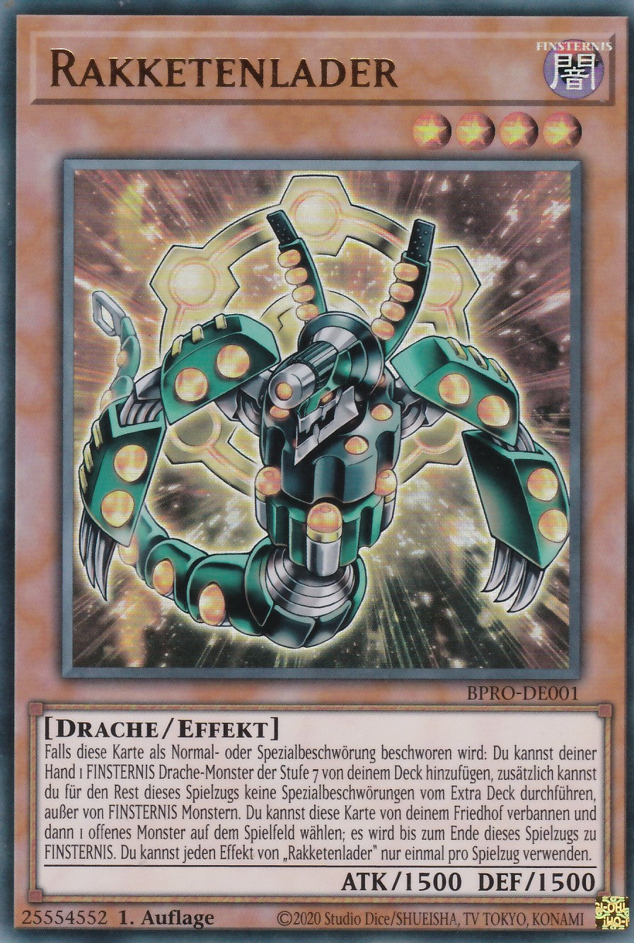 Rakketenlader - BPRO-DE001 - Ultra Rare - Deutsch - 1. Auflage - Burst Protocol - Yugioh