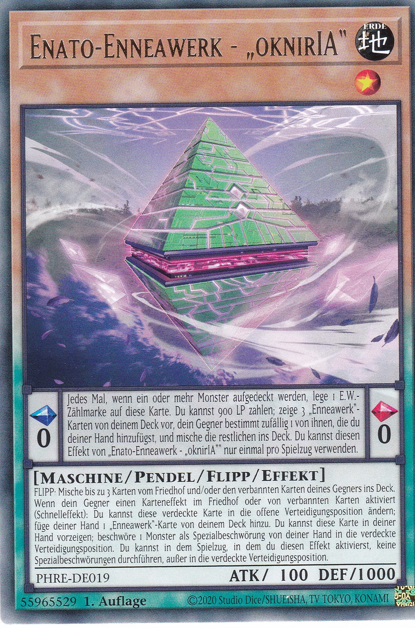 Enato Enneacraft - "oknirIA" – PHRE-DE019 – Rare – 1. Auflage – Deutsch – Phantom Revenge