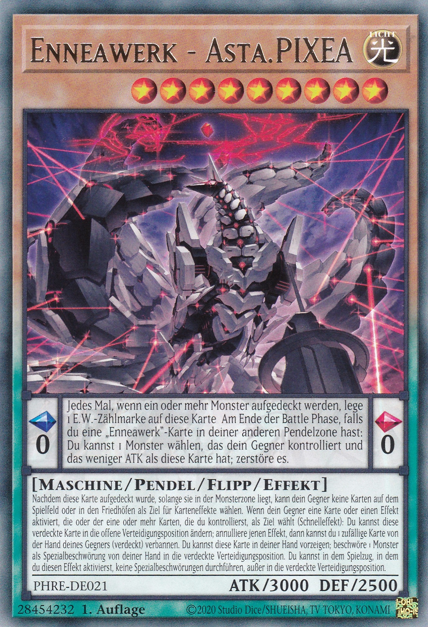 Enneawerk - Asta.PIXEA – PHRE-DE021 – Rare – 1. Auflage – Deutsch – Phantom Revenge