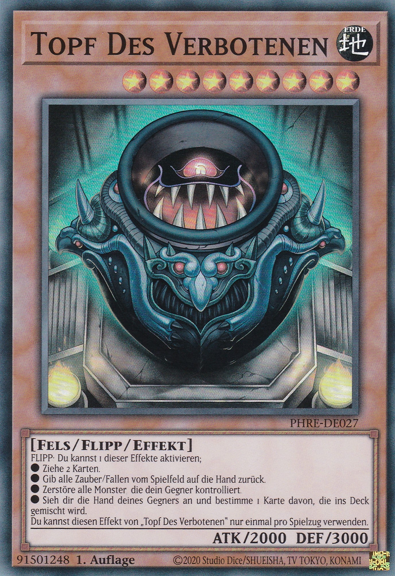 Topf Des Verbotenen – PHRE-DE027 – Super Rare – 1. Auflage – Deutsch – Phantom Revenge
