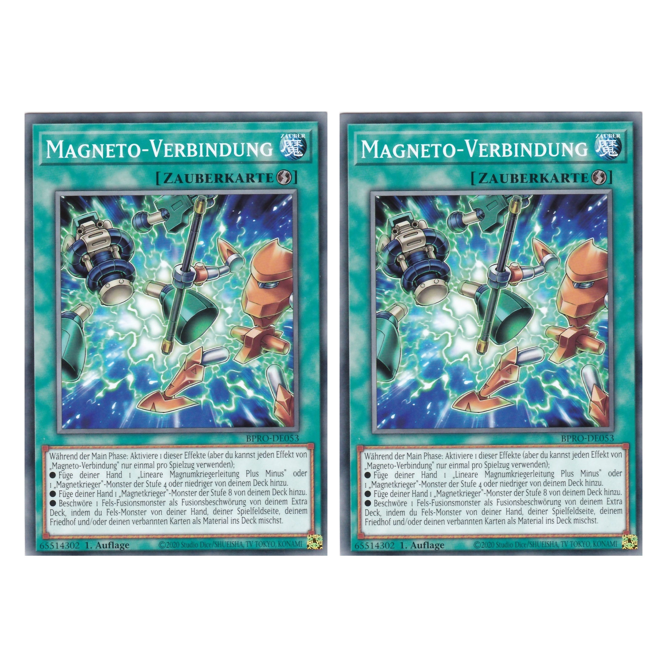 Magneto Verbindung - BPRO-DE053 - Common - Deutsch - 1. Auflage - Burst Protocol - Duo Set (2 Stück) - Yu-Gi-Oh!