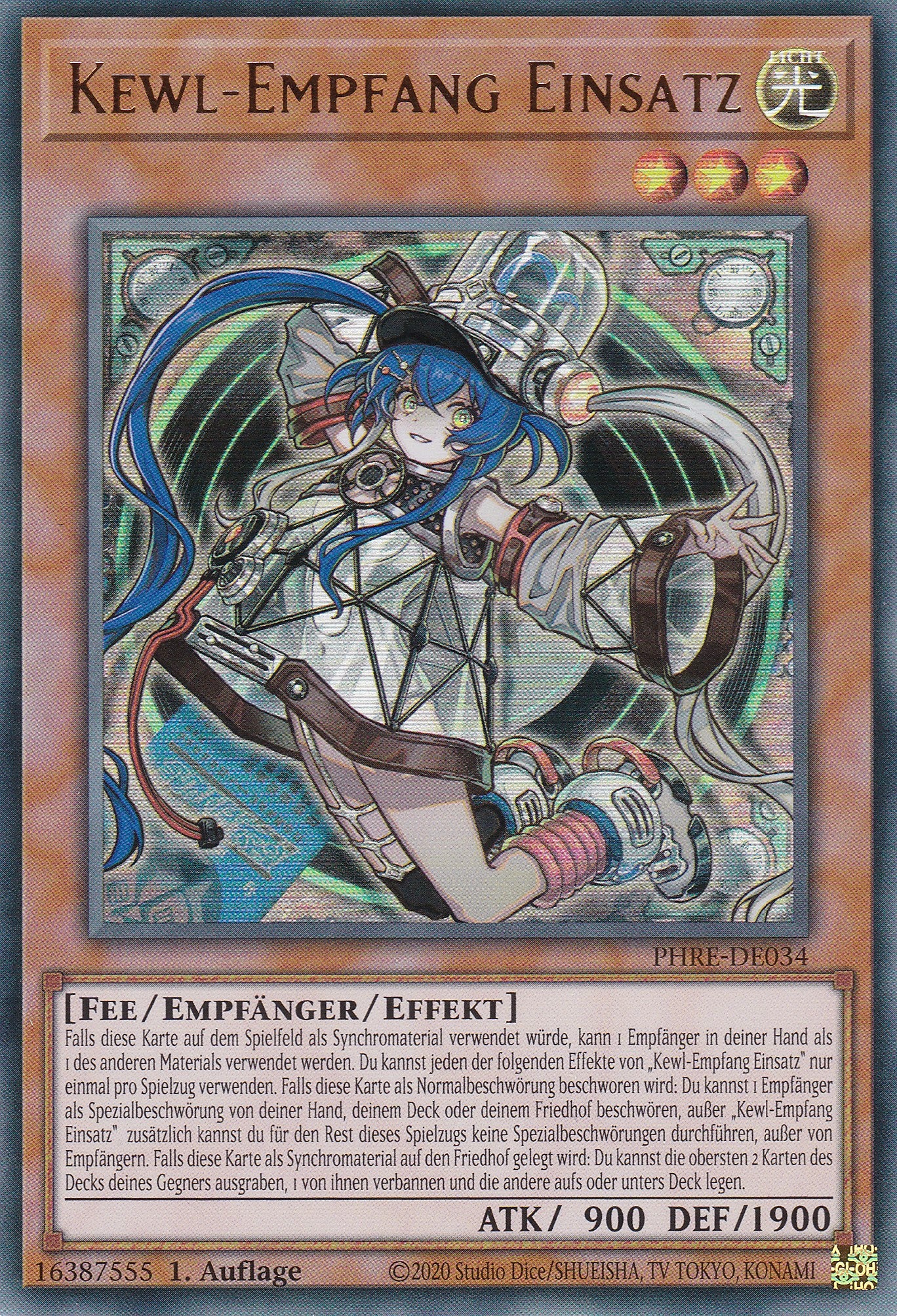 Kewl-Empfang Einsatz – PHRE-DE034 – Ultra Rare – 1. Auflage – Deutsch – Phantom Revenge