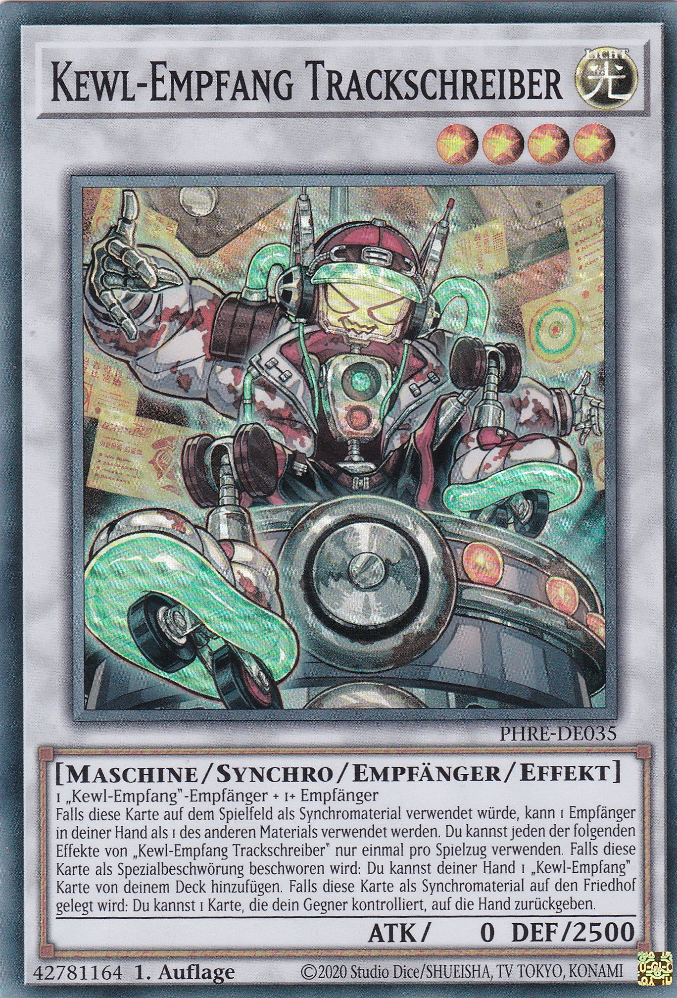 Kewl-Empfang Trackschreiber – PHRE-DE035 – Super Rare – 1. Auflage – Deutsch – Phantom Revenge
